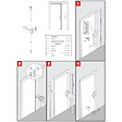SECURY-T - Serrure de sûreté pour porte d'entrée avec tringles - En Applique - 6 points - Marron - Droite - Axe 60 mm - 5 clés - vignette