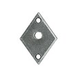 BOUVET - Rosace simple de style LV 102 laiton vieilli cylindre européen - BOUVET - 52240 - vignette
