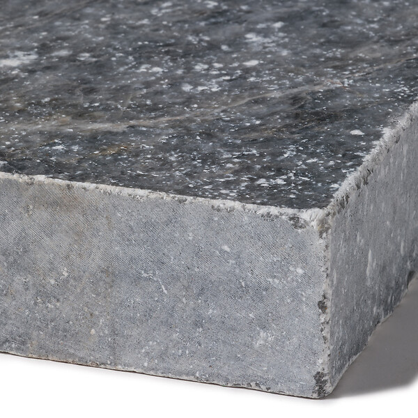 RO'MA NATURE - Margelle de piscine Pierre d'Adana Gris Bleu 61x33x5 cm Bord Droit (à l'unité) - large