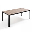 OVIALA - Ensemble table de jardin et 10 assises en aluminium et céramique - Tivoli - vignette