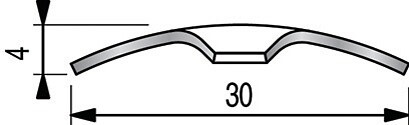 DINAC - Bande seuil laiton à  vis 0,73mm - DINAC - 2023000 - large