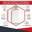 ATOLE - Coffret d'habillage ATOLE 13 modules en acier blanc pour tableaux électriques - H 79 x L 34 x P 14 cm - Réf. RCH300 - vignette