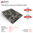 BRAVO THE SMART SOLUTION - Tôle bac acier - Toiture - Couverture - plaque H12+ Coloris Camouflage Printech Dimensions 1200x906x0.40 mm - vignette