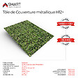 BRAVO THE SMART SOLUTION - Tôle bac acier - Toiture - Couverture - plaque H12+ Coloris Apple Tree Dimensions 1200x906x0.40 mm - vignette