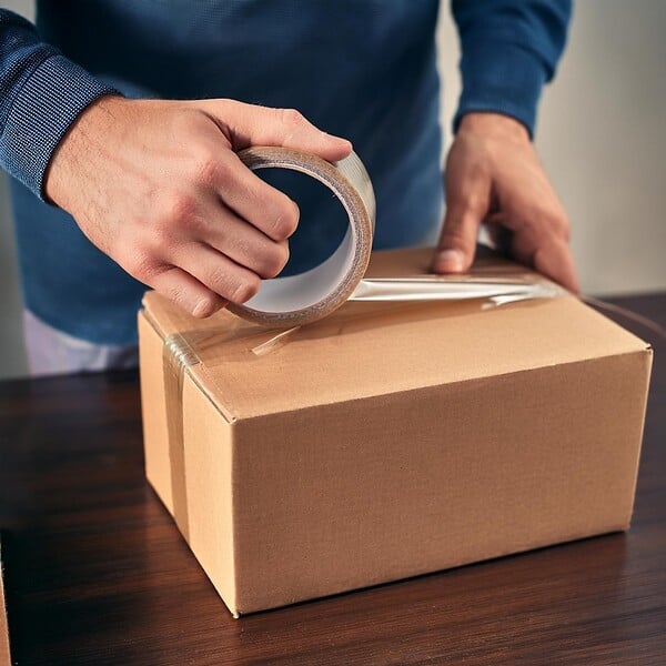 PACK AND MOVE - Pack and Move - Lot 36 Rouleaux Ruban Adhésif Transparent Pour Emballage Et Déménagement - 100 M - Qualité Premium - large