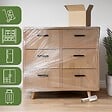 PACK AND MOVE - Pack and Move - Film Etirable - Poignée - Petit Format Emballage Transparent - 150 m - Support Palette Valise Ordinateur - Protection Meuble - vignette