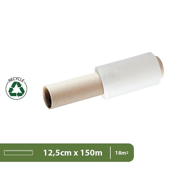PACK AND MOVE - Pack and Move - Lot de 2 Film Étirable - Poignée - 150 m - Support Palette, Valise, Ordinateur - Protection Meuble Déménagement - large