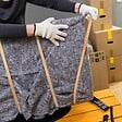 PACK AND MOVE - Pack and Move - Lot 12 couvertures de protection pour déménagement et stockage - 1,5 x 2 m - Épaisse et Résistante - Protection meubles - vignette