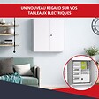 ATOLE - Coffret d'habillage ATOLE en acier blanc avec serrure à clé pour tableaux électriques double - H 54 x L 58,5 x P 16 cm - Réf. RCH2T116GSS - vignette