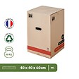 PACK AND MOVE - Pack and Move - Lot 30 Cartons Déménagement Premium - 40 X 40 X 60 Cm - Résistance 30 KG - Double Épaisseur - Poignées Renforcées - 2 Adhésifs Offerts - vignette