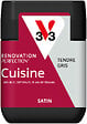 V33 PEINTURE - Peinture rénovation Cuisine satin tendre gris Testeur 75ml - vignette
