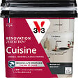 V33 PEINTURE - Peinture rénovation Cuisine mat noir smoky 0.75L - vignette