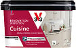 V33 PEINTURE - Peinture Rénovation Cuisine - Blanc - Satin - 2L - vignette