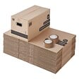 PACK AND MOVE - Pack and Move - Lot 40 cartons déménagement stockage standard - 60 x 30 x 30 cm - Poignées renforcées - 2 adhésifs offerts - vignette