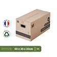 PACK AND MOVE - Pack and Move - Lot 40 cartons déménagement stockage standard - 60 x 30 x 30 cm - Poignées renforcées - 2 adhésifs offerts - vignette