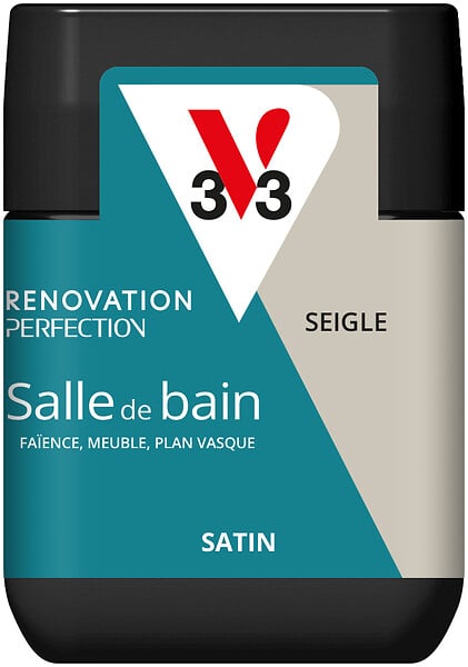 V33 PEINTURE - Peinture Renov SdB Satin Seigle Testeur 75ml - large
