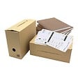 PACK AND MOVE - Pack and Move - Lot de 12 boîtes d'archives en carton ondulé robuste - 33,5 x 12 x 24 cm - Organisation pratique - vignette