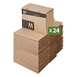 PACK AND MOVE - Pack and Move - Lot 24 cartons pour expédition - Taille M - 21 x 32 x 15 cm - Carton renforcé - 20 KG max - vignette