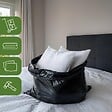 PACK AND MOVE - Pack and Move - Lot 10 Grands Sacs Poubelles Résistants Pour Déménagement - 120 L - Sacs Poubelles Pour Gros Volumes - vignette