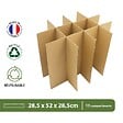 PACK AND MOVE - Pack and Move - Lot 255 croisillons de calage avec carton - Pour verres et bouteilles -55 x 30 x 30 cm -Carton renforcé - vignette