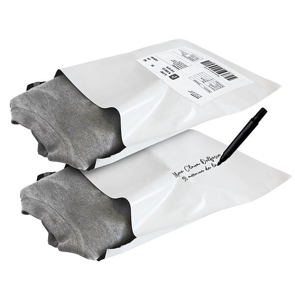 PACK AND MOVE - Pack and Move - Lot 120 enveloppes pour expédition - 27 x 30 cm - Fermeture adhésive - Opaques, étanches et indéchirables - large