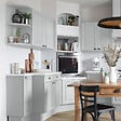 V33 PEINTURE - Peinture rénovation Cuisine satin tendre gris Testeur 75ml - vignette