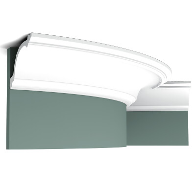 ORAC DECOR - C217 Corniche plafond Orac Decor - 10,5x15,5x200cm (h x p x L) - moulure décorative polyuréthane Carton complet - large