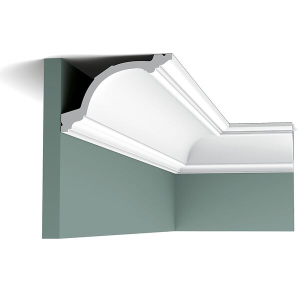 ORAC DECOR - C217 Corniche plafond Orac Decor - 10,5x15,5x200cm (h x p x L) - moulure décorative polyuréthane Carton 8 pièces - large