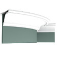 ORAC DECOR - C217 Corniche plafond Orac Decor - 10,5x15,5x200cm (h x p x L) - moulure décorative polyuréthane Carton 8 pièces - vignette