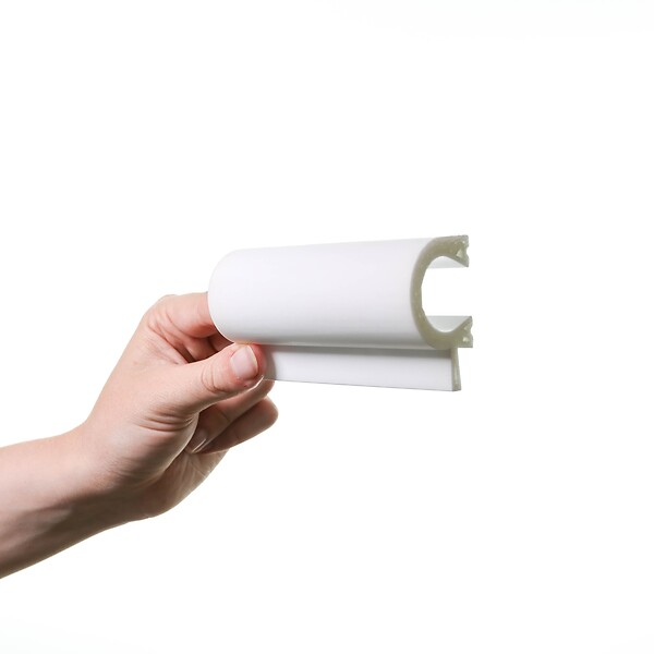 ORAC DECOR - PX169 Profil Base pour Lambris Orac Decor - 3,5x5,5x200cm (h x p x L) - moulure décorative polymère Carton 8 pièces - large