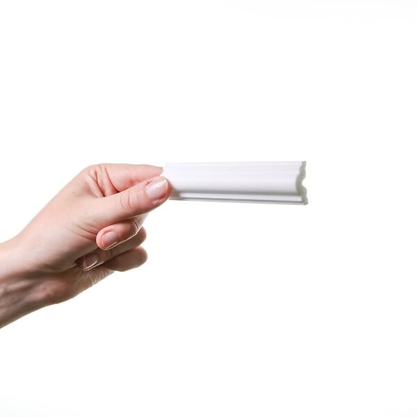 ORAC DECOR - PX103 Cimaise murale Orac Decor - 2,5x1,5x200cm (h x p x L) - moulure décorative polymère Carton complet - large