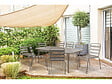 HABITAT ET JARDIN - Table et chaises de jardin en métal "Bilbao" - 8 places - Taupe - vignette