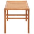 VIDAXL - vidaXL Banc de jardin 2 places 120 cm Bois d'eucalyptus solide - vignette