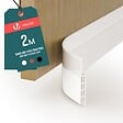 VOUNOT - Bas de porte isolant coupe froid 200 cm blanc - vignette