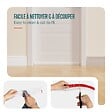 VOUNOT - Bas de porte isolant coupe froid 200 cm blanc - vignette