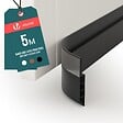 VOUNOT - Bas de porte isolant coupe froid 500 cm noir - vignette