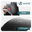 VOUNOT - Lot de 25 Bordure de jardin en métal flexible 100x18cm noir - vignette