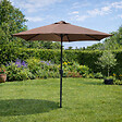 CONCEPT USINE - Parasol  marron  rond 2,5 x 2,5 m COME - vignette
