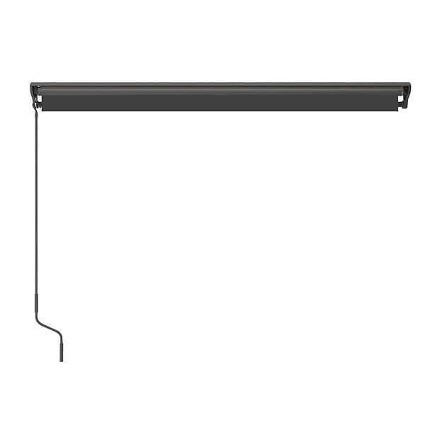CONCEPT USINE - Store banne motorisé 2,95 x 2,5 m en aluminium avec toile gris LOZIO - large