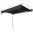 CONCEPT USINE - Store banne motorisé 2,95 x 2,5 m en aluminium avec toile gris LOZIO - vignette