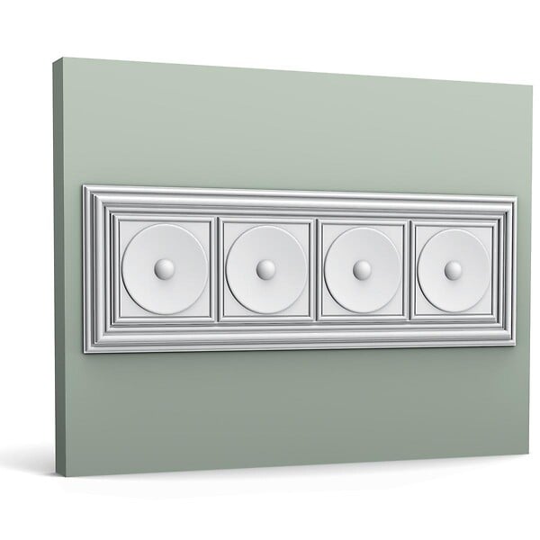 ORAC DECOR - W120 AUTOIRE - Panneau Mural Encadrement Soubassement 3d - 150x50x3,2cm (L x l x h) Orac Decor Carton complet - large