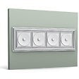 ORAC DECOR - W120 AUTOIRE - Panneau Mural Encadrement Soubassement 3d - 150x50x3,2cm (L x l x h) Orac Decor Carton complet - vignette