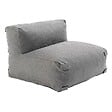OVIALA - Fauteuil de jardin pour canapé modulable gris - Mixi - vignette