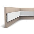 ORAC DECOR - SX163 Plinthe Orac Decor - 10x1,3x200cm (h x p x L) - plinthe décorative polymère Pack 2 pièces , A peindre - vignette