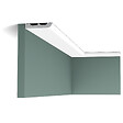 ORAC DECOR - SX183 CASCADE Plinthe Orac Decor 7,5x1,3x200cm (h x p x L) - plinthe décorative polymère Carton 8 pièces , RAL9003 - vignette