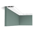 ORAC DECOR - SX183 CASCADE Plinthe Orac Decor 7,5x1,3x200cm (h x p x L) - plinthe décorative polymère A l'unité , RAL9003 - vignette