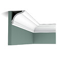 ORAC DECOR - CX127 Corniche plafond Orac Decor - 9,5x9,5x200cm (h x p x L) - moulure décorative polymère Carton 8 pièces - vignette