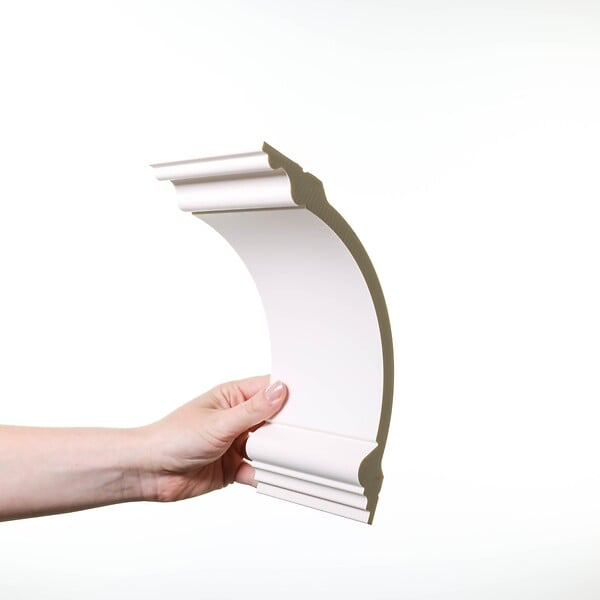 ORAC DECOR - C338 Corniche plafond polyuréthane Orac Decor - 18x18x200cm (h x p x L) - moulure décorative polyuréthane Pack 2 pièces - large