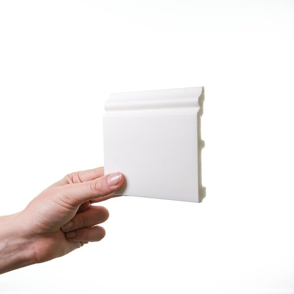 ORAC DECOR - SX173 Plinthe Orac Decor - 10 x1,6x200cm (h x p x L) - plinthe décorative polymère Carton 8 pièces , A peindre - large