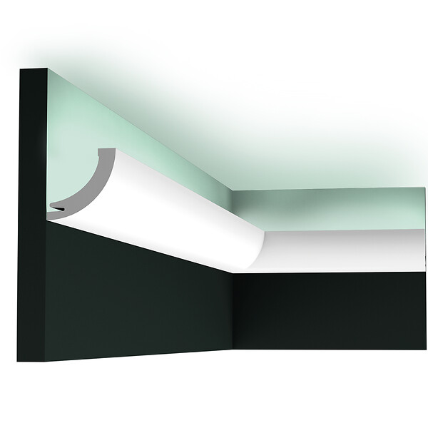 ORAC DECOR - Profil D'éclairage Circulaire Pour Éclairage Indirect C362 - L200 X H5 X L5 - Orac Decor - large